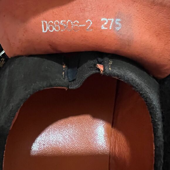 Magnanni Dark Brown Suede Monk Strap Loafers 9.5 - Picture 3 of 15